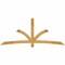 Ekena Millwork Davenport Rough Sawn Timber Gable Bracket, Western Red Cedar, 96"W x 40"H x 4"D x 4"F, 10/12 Pitch GBW096X40X0404DAV00RWR - alternate 1